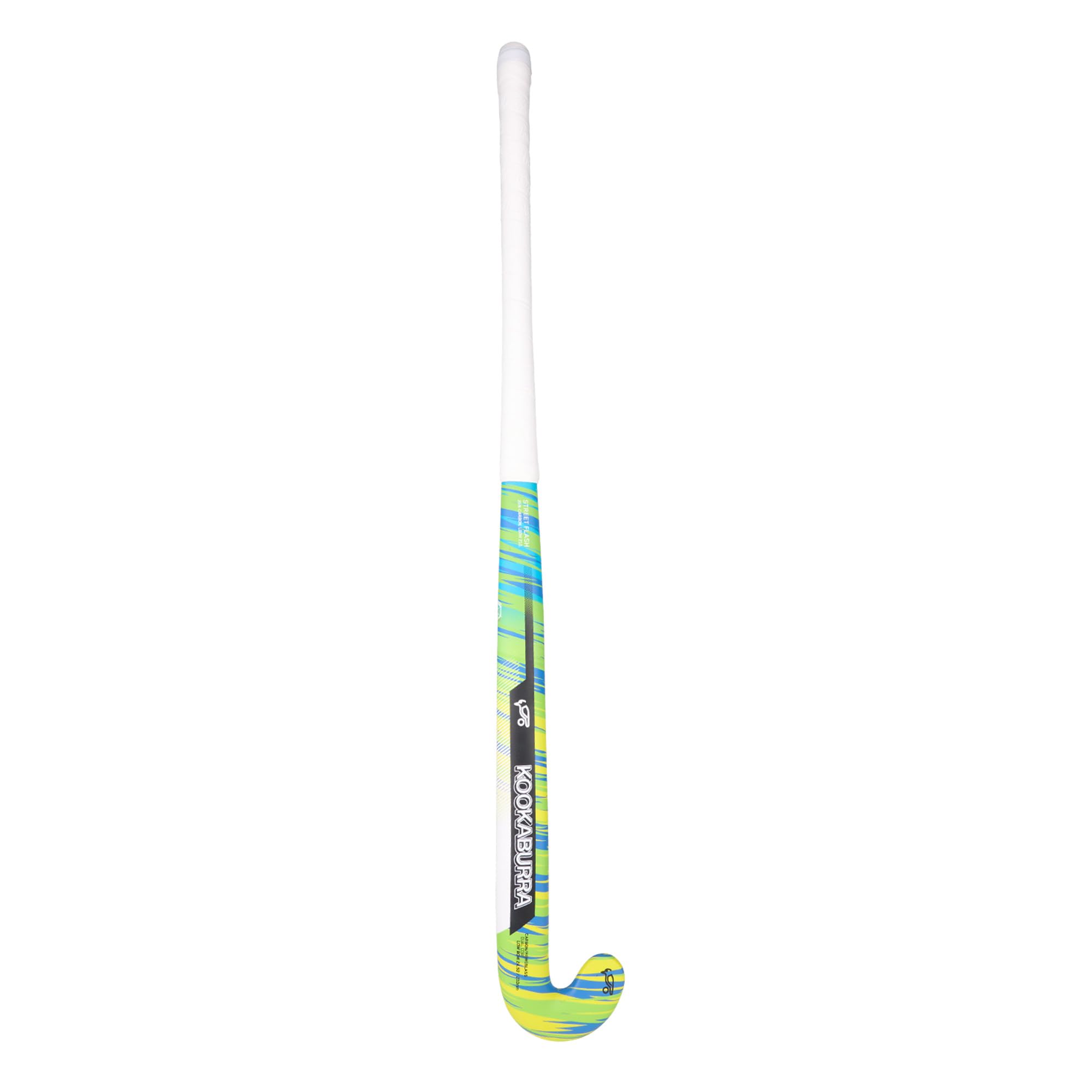 Kookaburra Flash Hockey Stick Palo, Juventud Unisex, Azul/Lima/Blanco, 35 Pulgadas