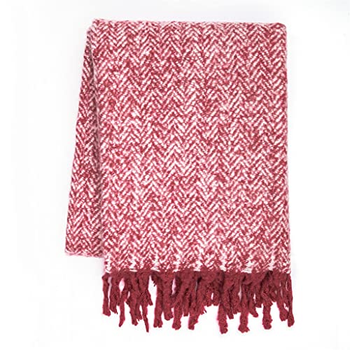 Seasd Office Lunch Break Cotton Air Conditioning Blanket Jacquard Striped Sofa Throw Blanket Tassel Flannel Blanket #TOP5