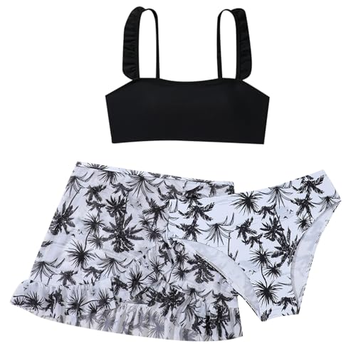 Filles bikini set 3 pieces elastique et maillot de bain fille anti frottement