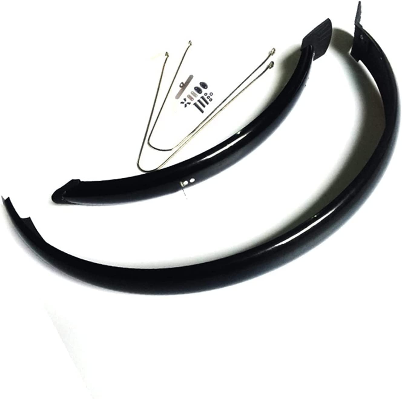 Przenośny regulowany rower błotnik rowerowy błotnik skrzydło roweru przednia/tylna osłona przeciwbłotna chromowane plastikowe akcesoria rowerowe części(20 Inch)