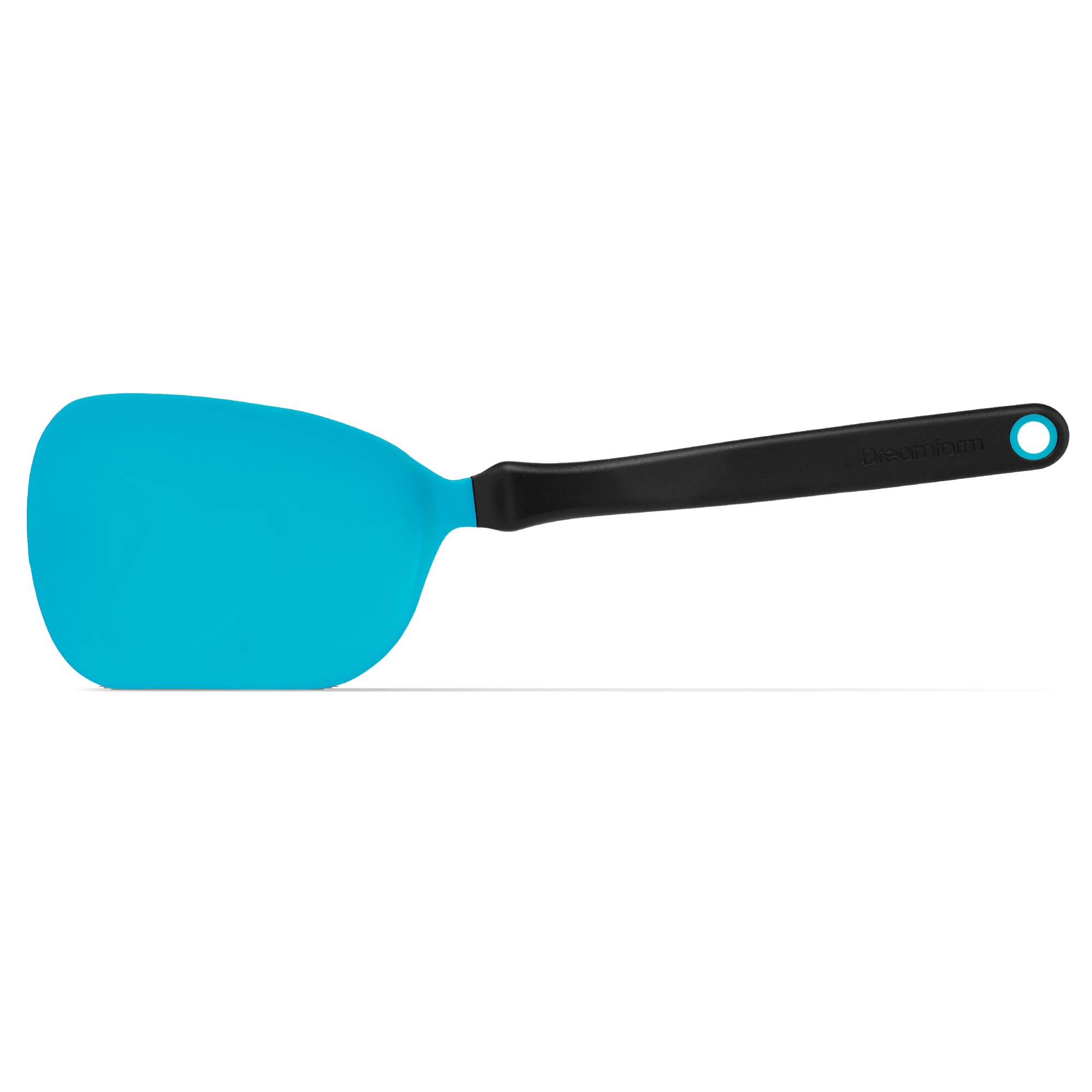 Chopula - Espátula antiadherente, súper flexible, con borde plano fuerte para separar alimentos, 12 pulgadas, color azul