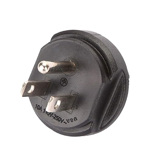 Black Copper Standart 10A 250V American US Standard to IEC320 C13 Power Adaptor Plug Convert Socket