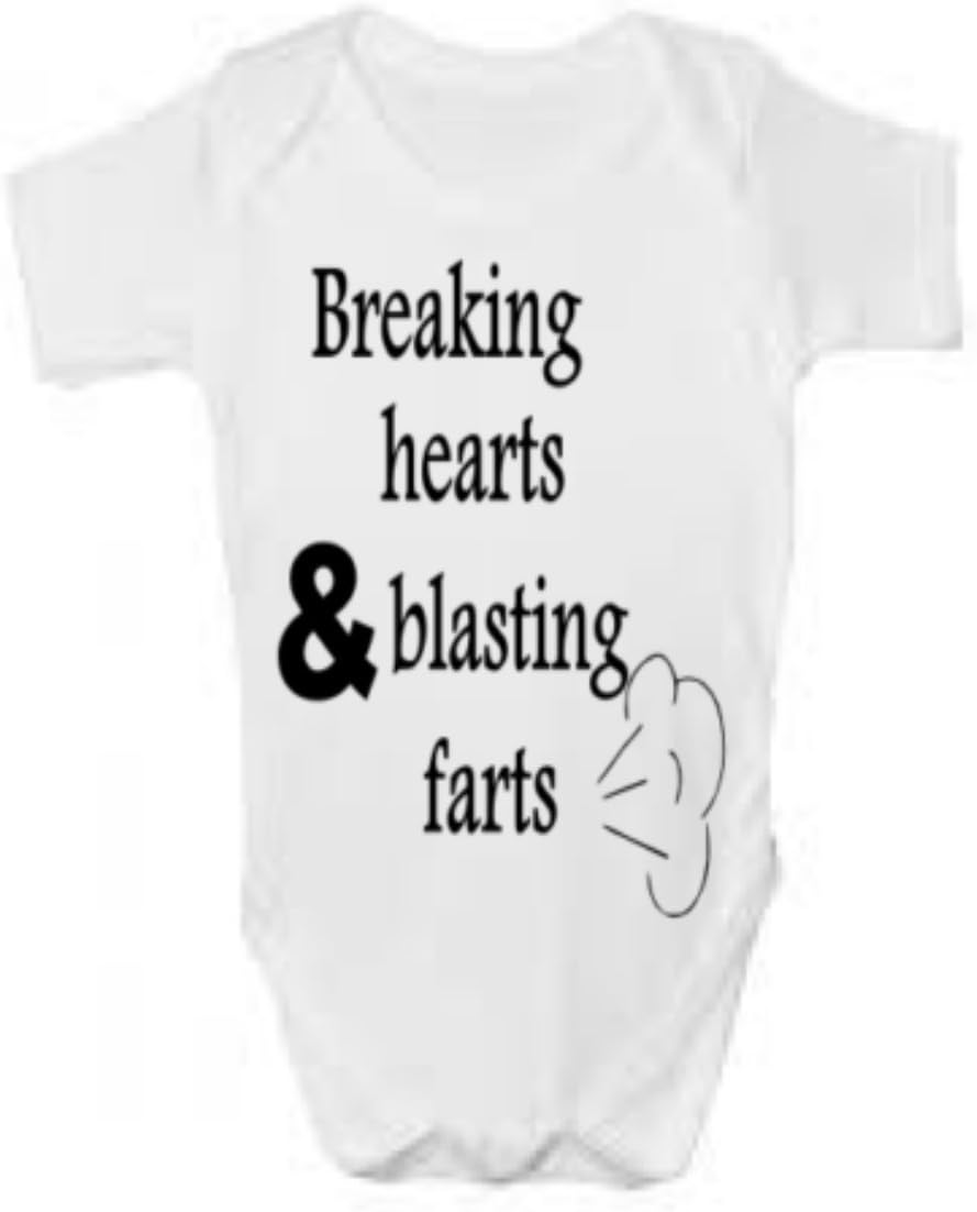 Baby Grow Breakinh Hearts And Blasting Farts (3-6 months)