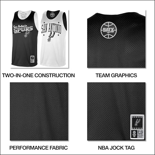 Image of Ultra Game Men's NBA Official Super Soft Sleeveless Tank Top Muscle T-Shirt - Black
