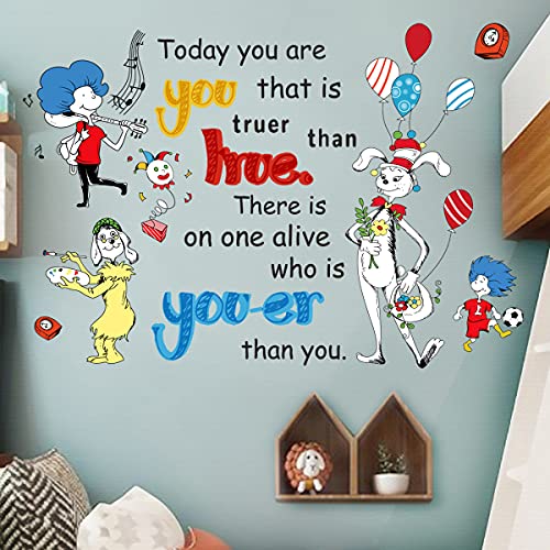 Snapklik.com : Colorful Inspirational Quotes Wall Decals Motivational ...
