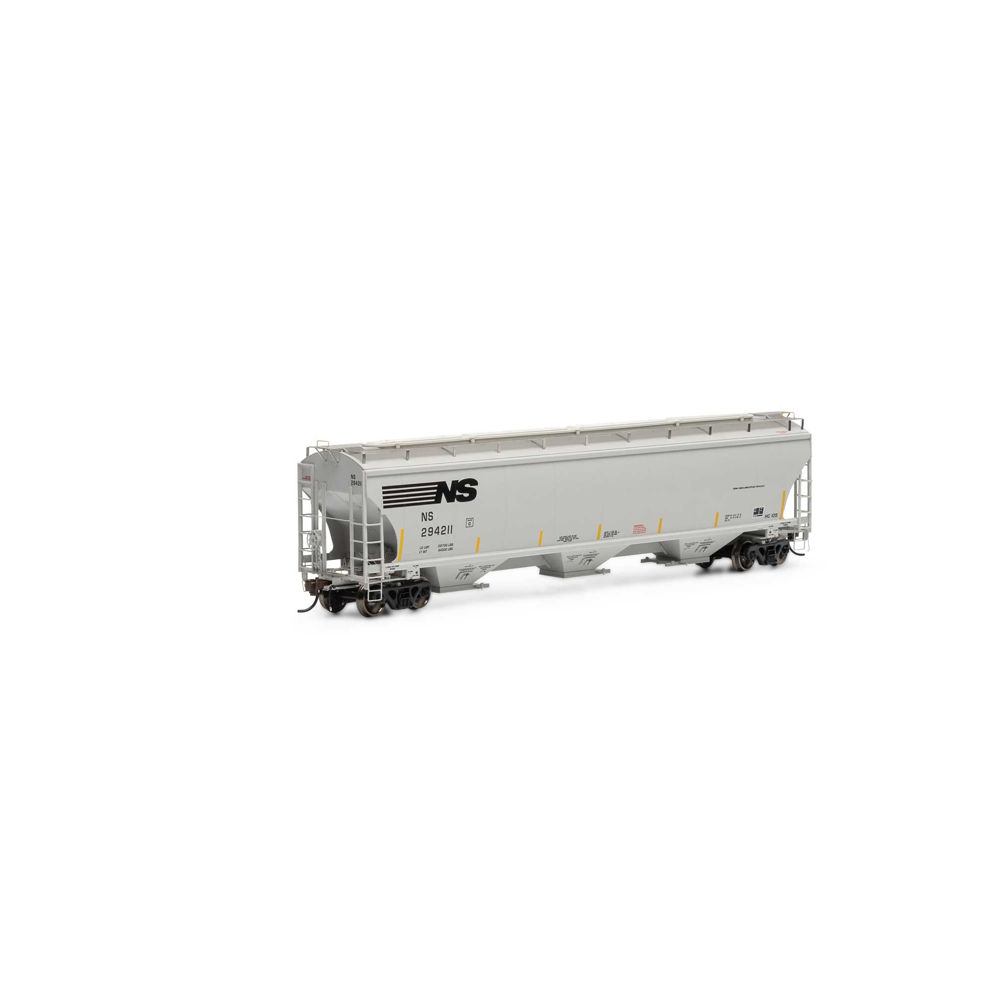 Athearn HO Trinity 3-Bay Hoppers NS #294211 ATHG97168 HO Rolling Stock