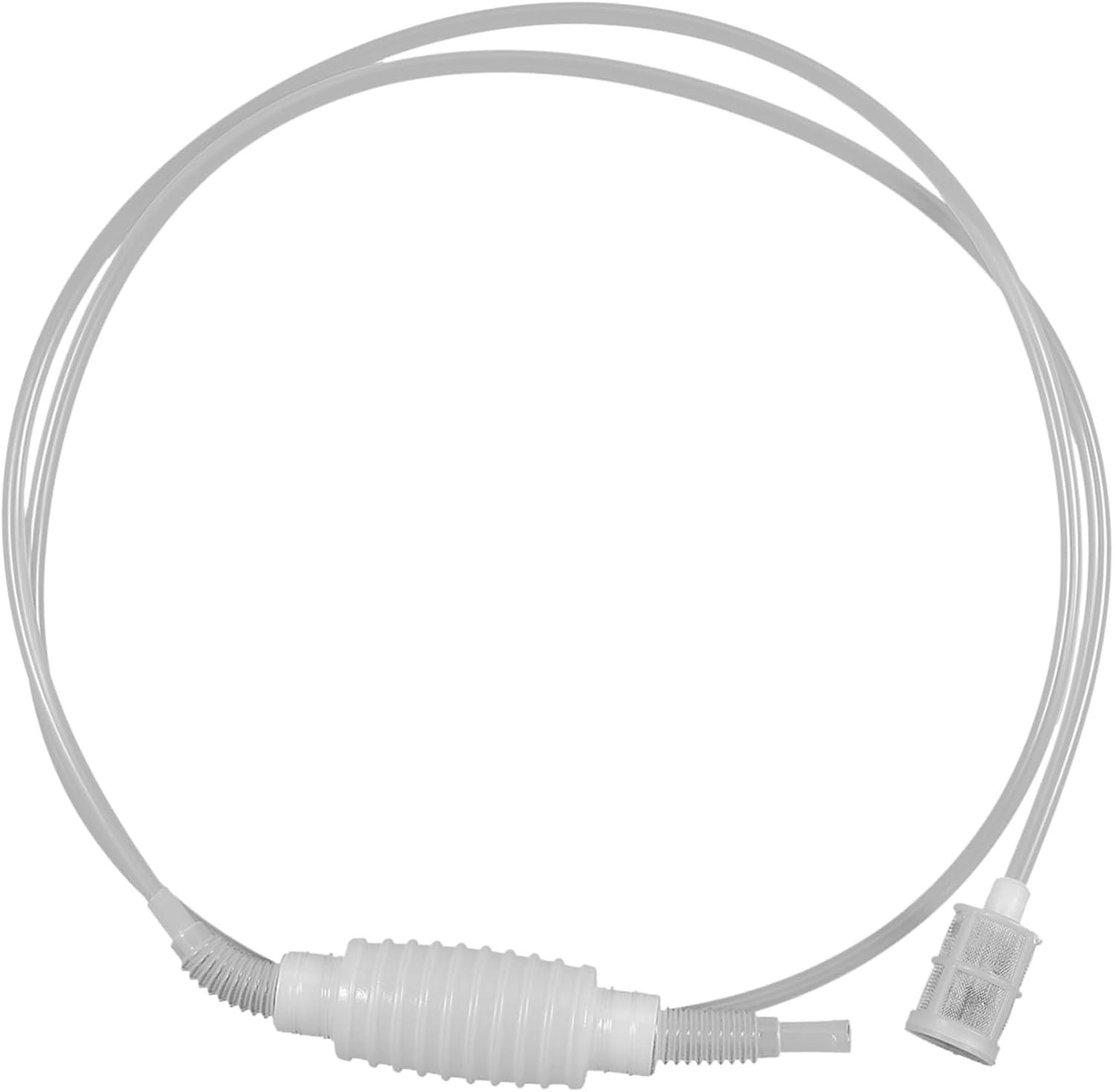 1 Set Plastic Manual Homebrew Wine Making Siphon Tube Wine Siphon Filter Hose Break Resistance for Easy Transfer and Cleaning