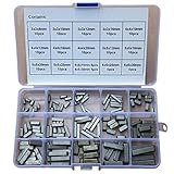 GAVAN 140Pcs Set Round Ended Feather Key Drive Shaft Parallel Keys 3mm 4mm 5mm 6mm Kit