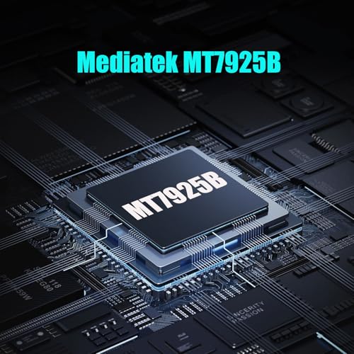 Image of GLOTRENDS BE6500 WiFi 7 PCIe WiFi Card for Desktop AMD /Intel Desktop PC with MT7925B Controller, Bluetooth 5.4, Compatible with Windows 11 /Linux /macOS