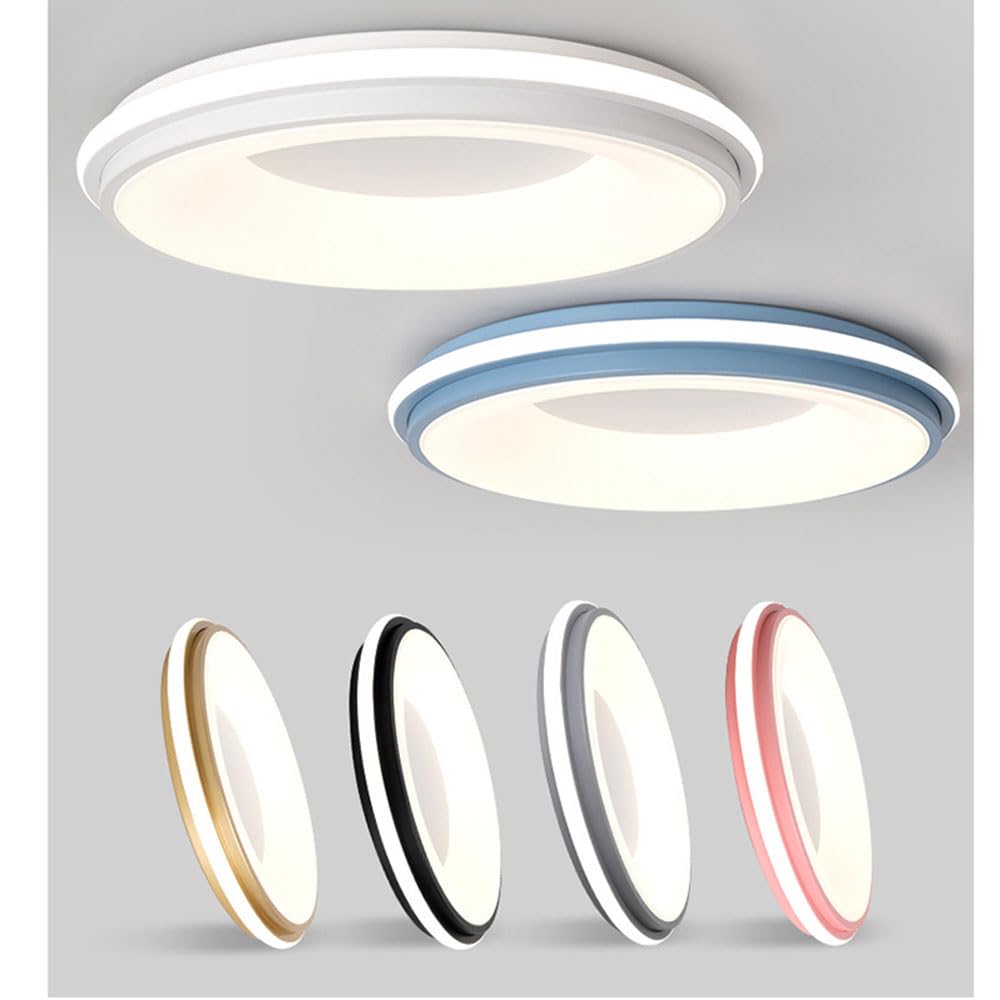 Projekt sufitowy, oświetlenie boczne, makaronik, żelazne lampy sufitowe LED 2700K-6000K, możliwość wyboru, energooszczędny żyrandol, nowoczesne, okrągłe, blisko sufitu, do sypialni,