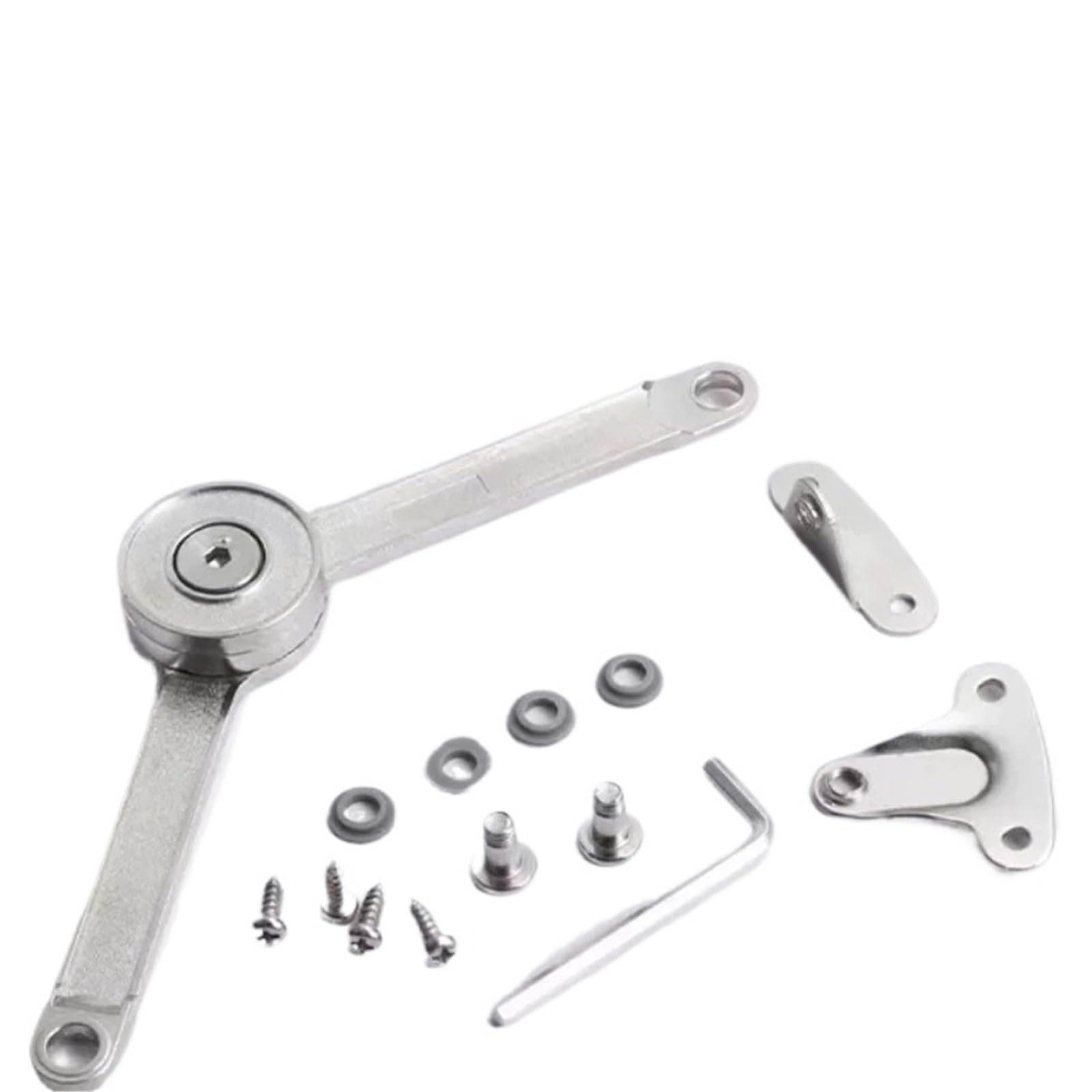Cabinet Flap Stay Hinge Kitchen Cabinet Hydraulic Random Stop Hinges Ajustable Soft Close Cupboard Door Hinge Lift Up Flap Stay Furniture Fittings Parts(Type 01)