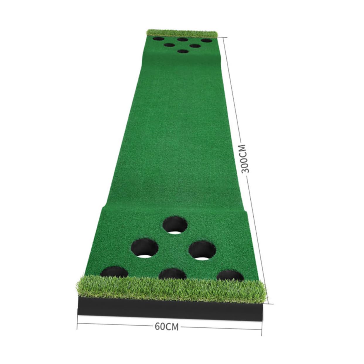 BRIGHTFUFU Golfs Putter Practice Carpet Fairway Trainer Easy to Carry for Indoor/Outdoor Use
