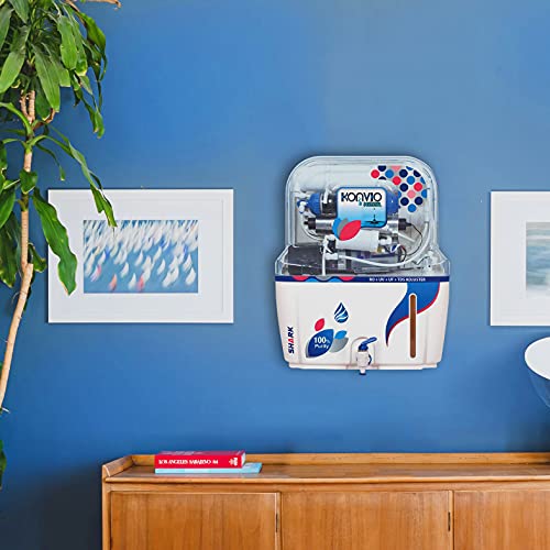 Image of Konvio Neer Mineral RO + UV + UF + TDS Adjuster Water Filter and Purifier with High TDS Membrane (Blue)