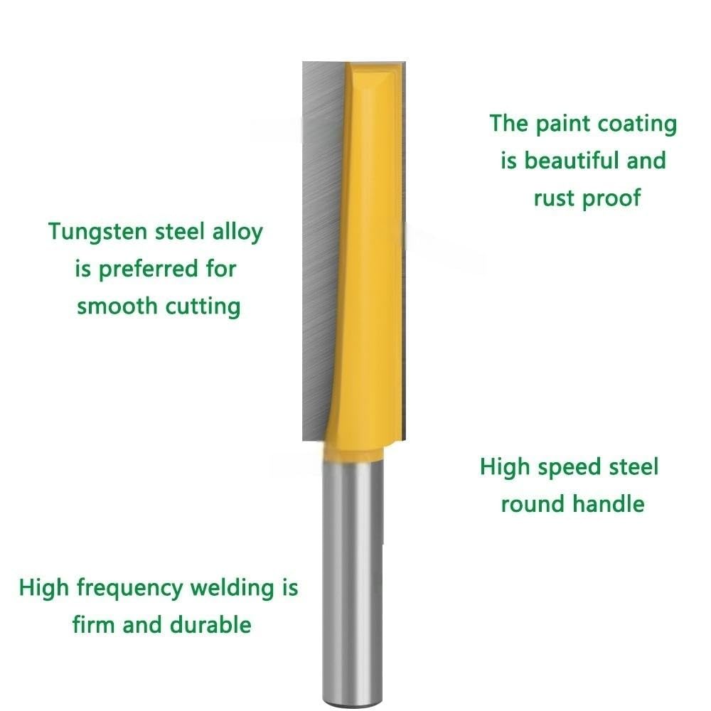 Fresa para ranuras en T, Broca enrutadora recubierta de PTFE, 12x18mm, 20mm, fresa for máquina grabado, 1 ud(12x20mm)