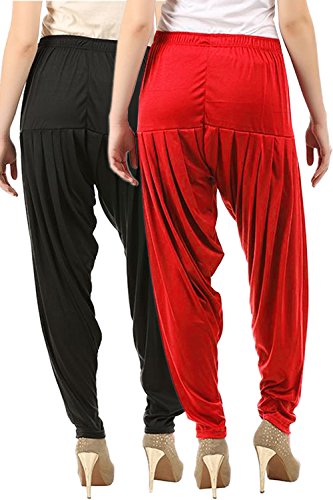 Image of Buy That Trendz Patiala Salwar for Women Relaxed Fit Viscose Patiyala Salwar Harem Bottom Pants
