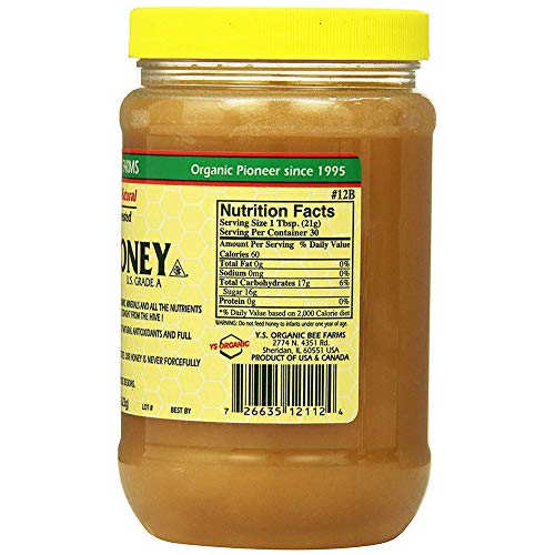 Y.S. Eco Bee Farms Miel Cruda 22 oz, Pack de 5 miniatura 2