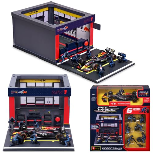 Modelo coleccionable 1:43 F1 RB20 Max Verstappen y Perez miniatura 1