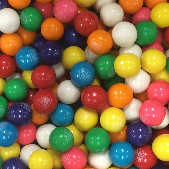 5lbs Assorted Mini Gumballs Dubble Flavor Small Size Bubble Gum Balls Fresh