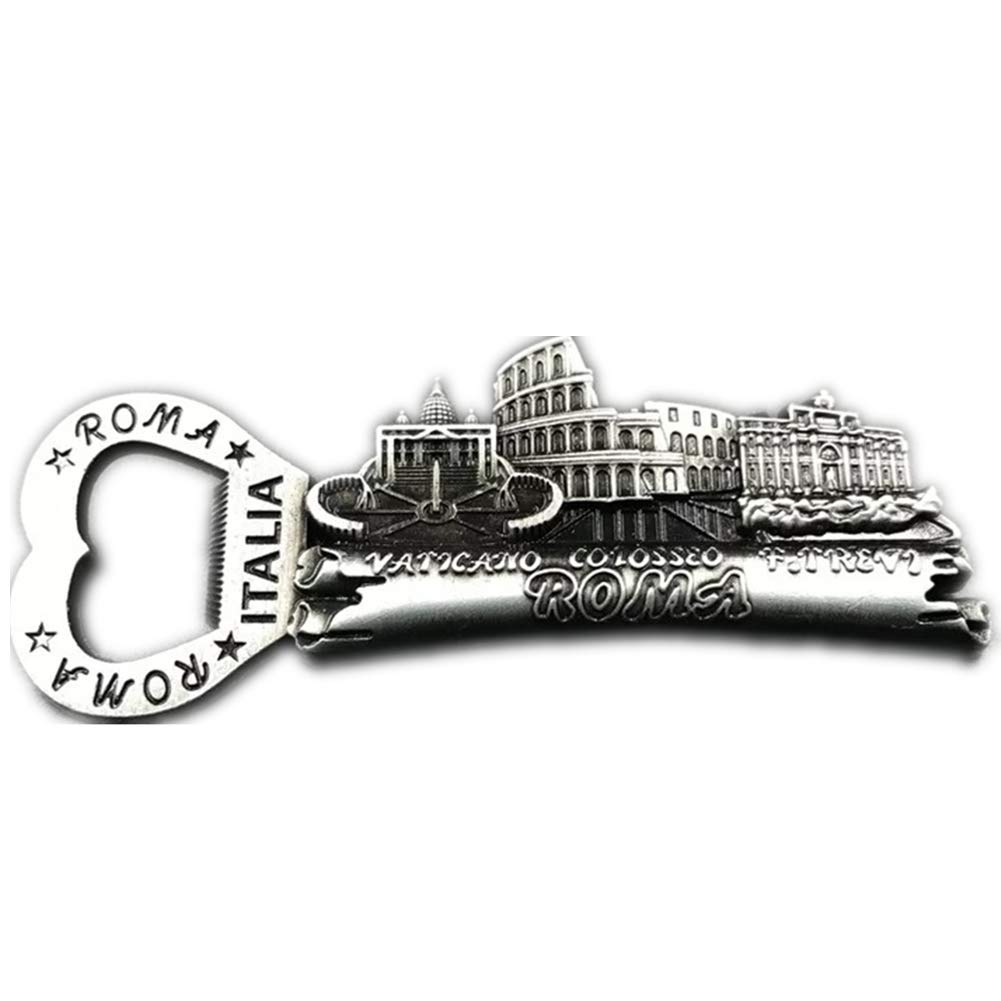Shanghai China Apribottiglie Birra 3D Frigorifero Magnete in Metallo Forte Souvenir Turistico Regalo Cinese Fatto a Mano Decorazione Casa e Cucina Lettera Frigorifero Adesivo Magnetico (6