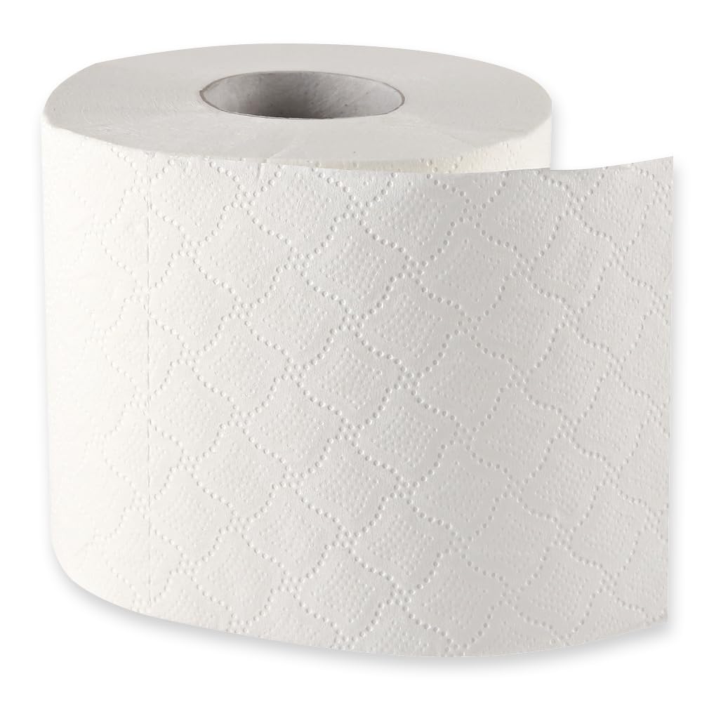 64 Stück Hygoclean Toilettenpapier, Kleinrolle, 3-lagig, weiß | Zellulose, FSC®-Mix, weiß, Abrisse: 250, L: 11,5cm, B: 9,5cm