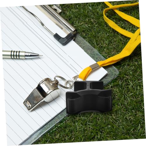 Clip para silbato deportivo con agarre para dedo negro PVC miniatura 5