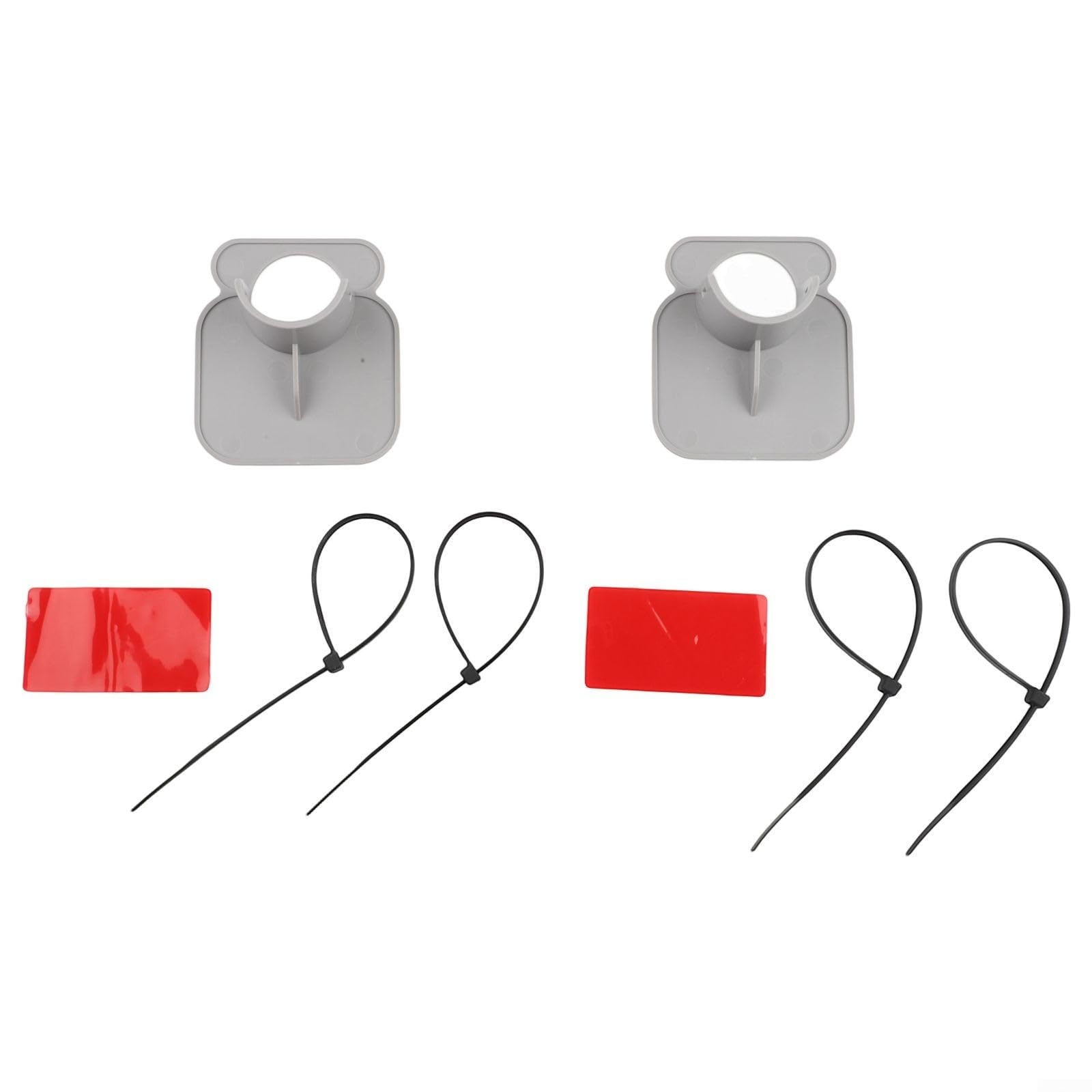 Pack of 2 ABS Pipe Support Brackets for Swimming Pool Hose For 38mm, Designed to Hold and Protect Outdoor Pool Hoses (2PCS Gray)