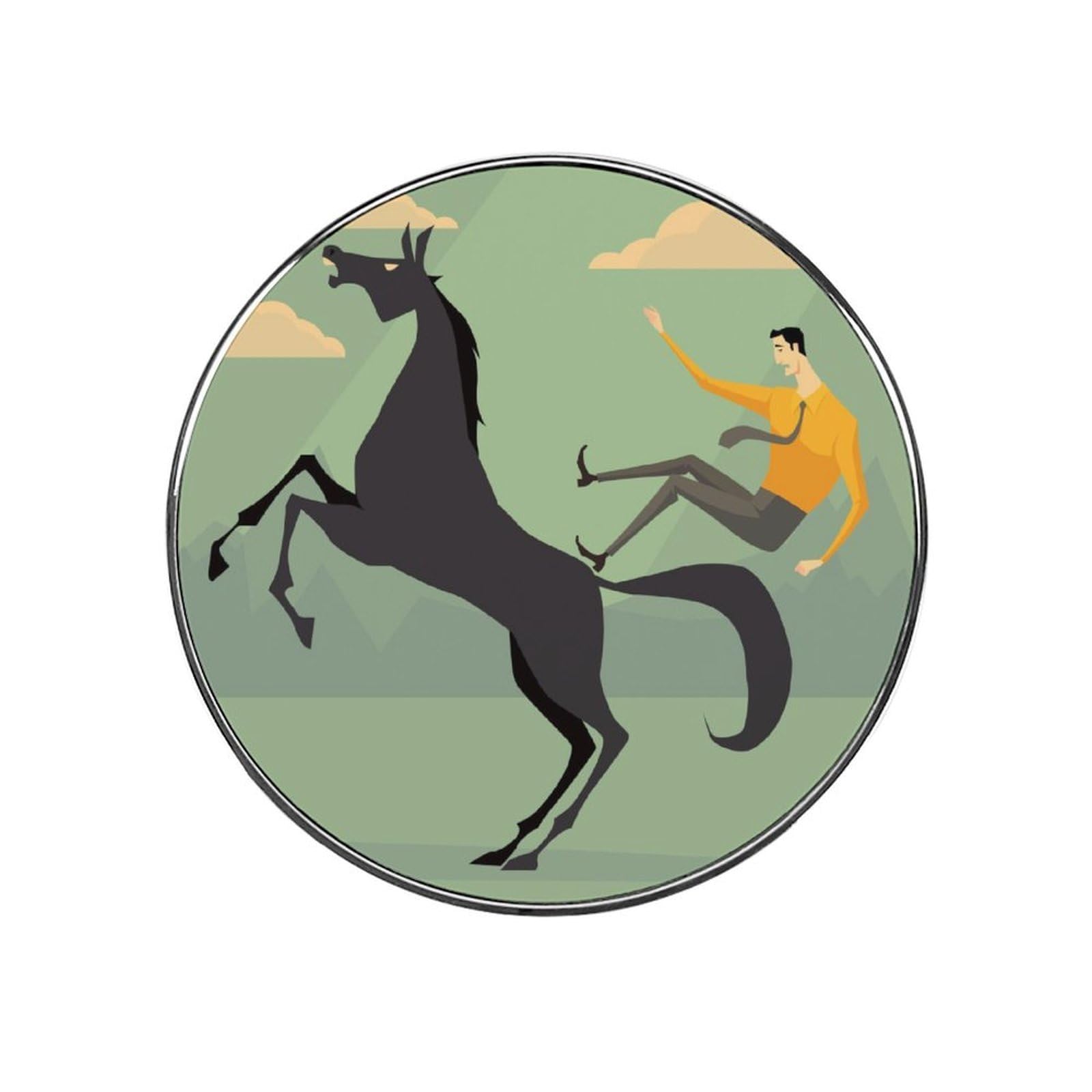 Man And Horse Magnets For Fridge Kitchen Decoration For Refrigerators Whiteboards