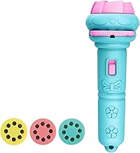 Projetor de slides Lanterna de projeção de luz Brinquedos Lanterna de slides Lâmpada Educação Noite Antes de ir para a cama Brinquedos para criança (azul 3card)