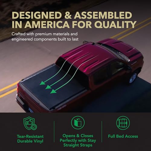 Gator ETX Soft Roll Up Truck Bed Tonneau Cover | 53201 | Fits 2002 - 2008 Dodge Ram 1500 6' 6" Bed (78") by Gator Covers - Image 5