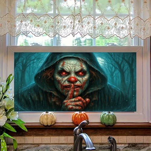 Vinilo Decorativo Halloween 39.3x17.7 Pulgadas miniatura 1