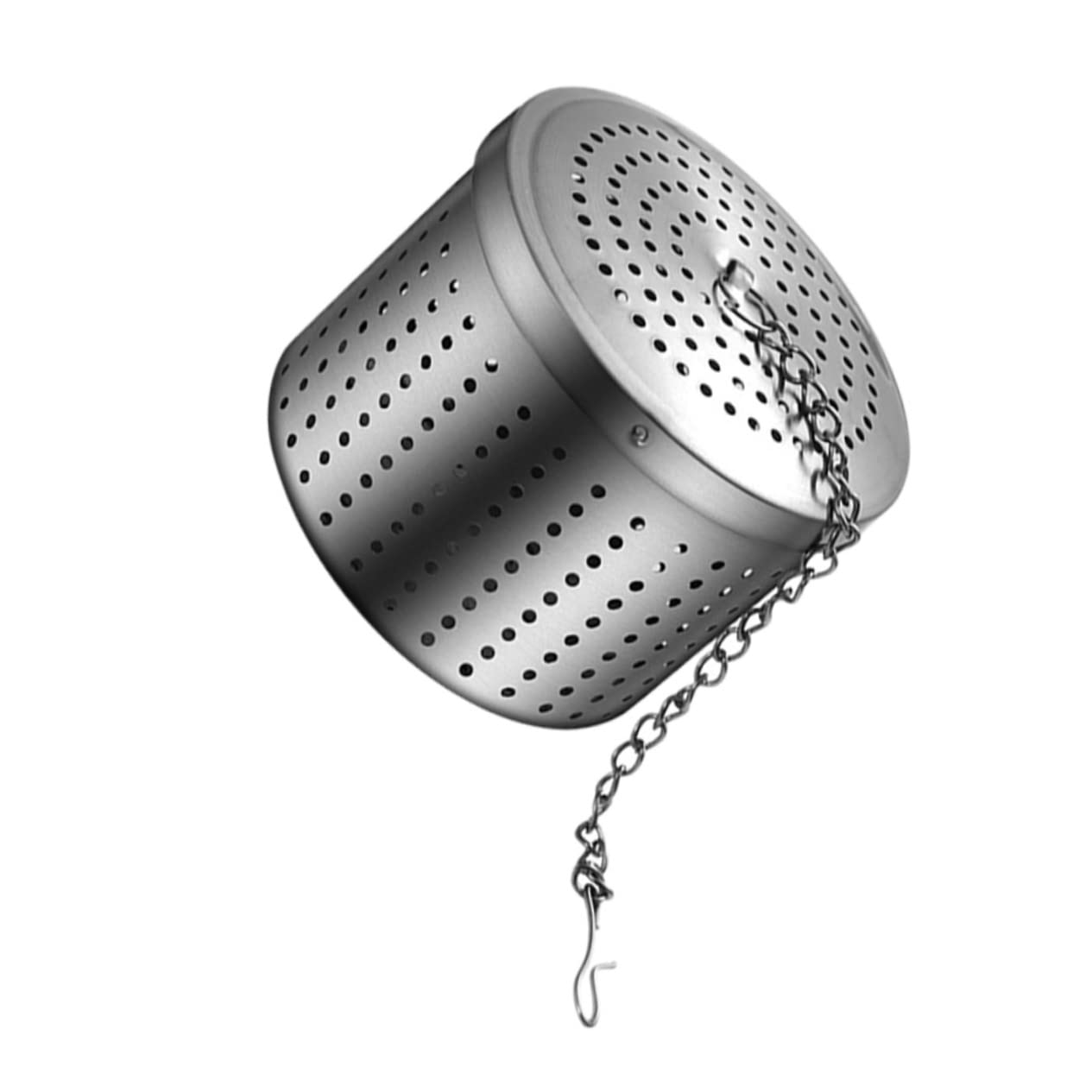 Alipis 1pc Stainless Steel Spice Infuser for Loose Leaf Tea Convenient Kitchen Filter Basket Chain Hook for Seasonings Cooking Easy to Clean Use for Friends