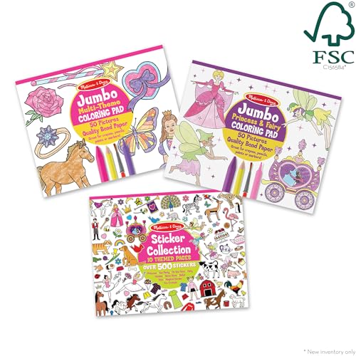 Melissa & Doug Sticker Collection & Coloring Pads Bundle - image 4