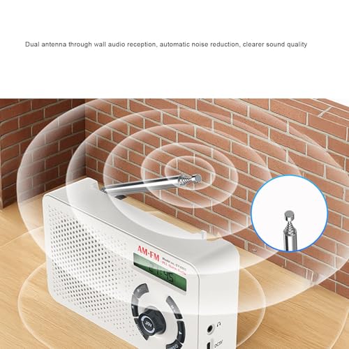 Radio portátil Zopsc AM FM SW con pantalla LED miniatura 4