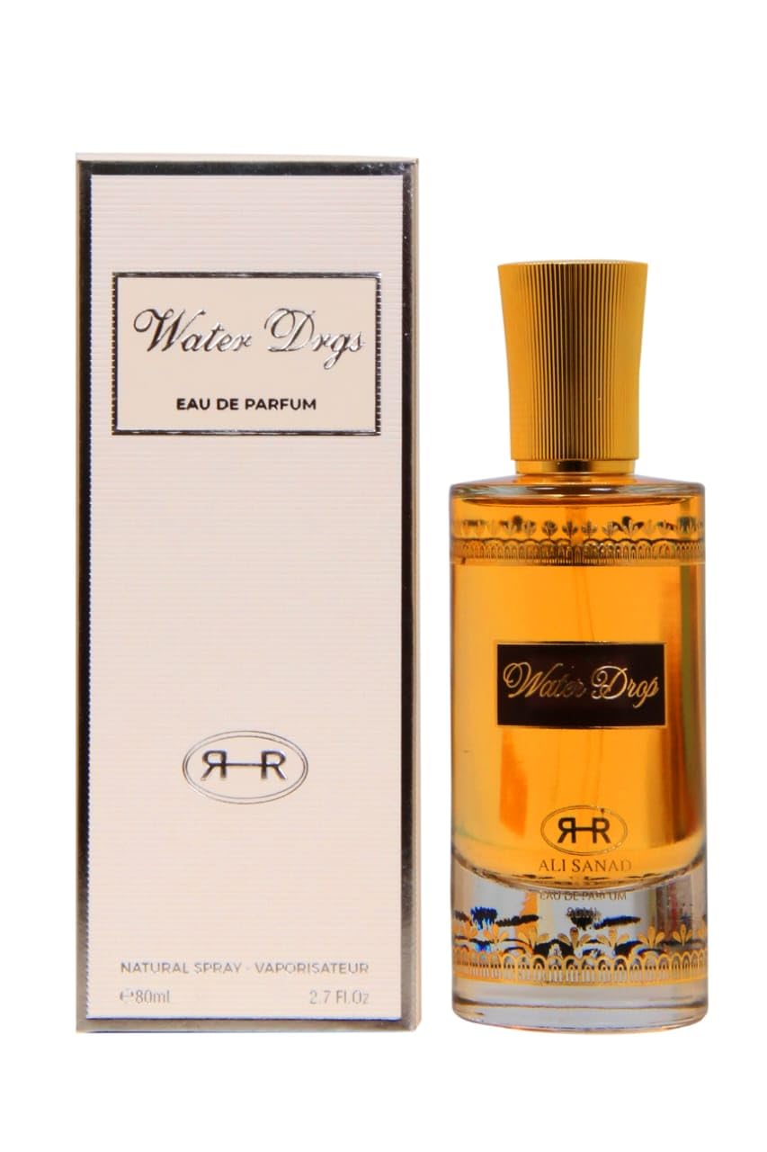 Ali Sanad Agarwood & Perfumes Pure Bliss Water Drop 80ml Eau De Parfum for Unisex - Exquisite Fragrance for Unparalleled Elegance