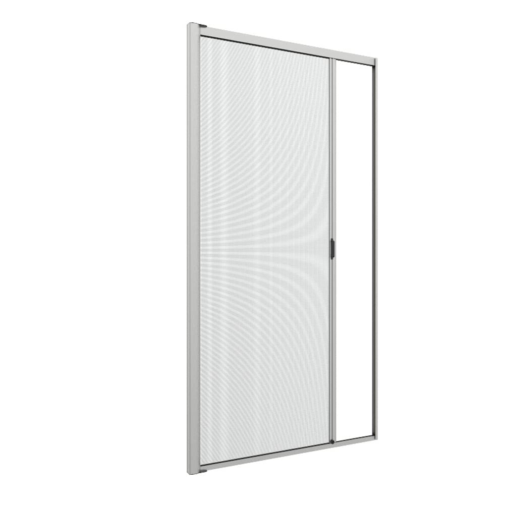 Zanzariera Laterale da 42 mm 125x260 cm in Kit Fai da Te - Riducibile e Regolabile a misura per Porte finestre Disponibile in 9 colori con Freno, Snodo e Clips laterali