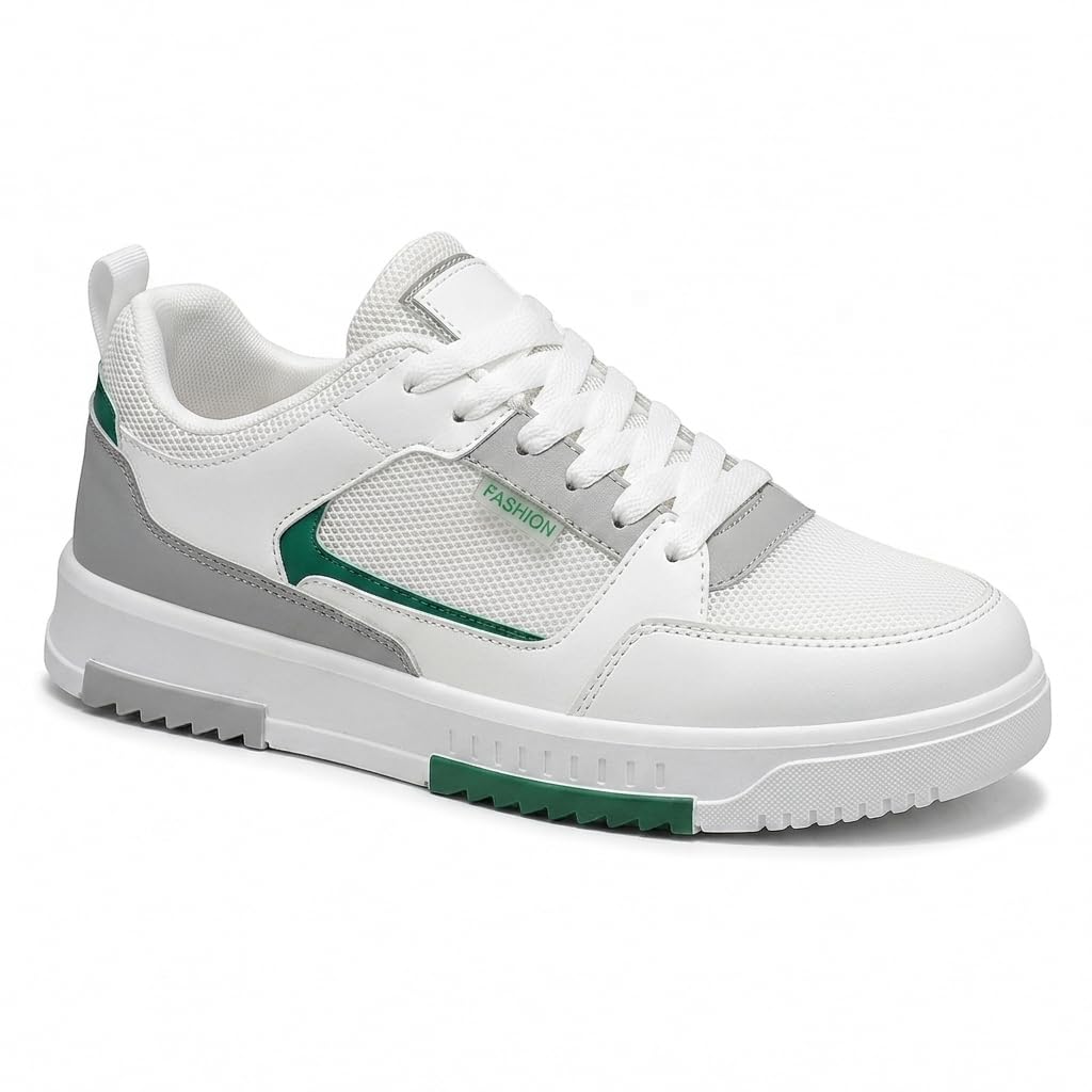 layasa Men's Multicolor Casual Sneaker White - Image 1