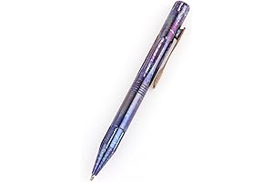 Titanium EDC Bolt Action Pen: Tactical, Refillable, Pocket-Sized