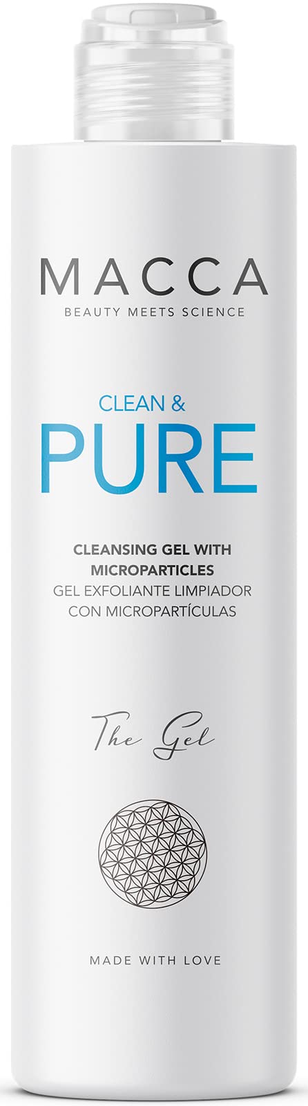 Macca Clean & Pure Cleansing Gel With Microparticle - Skin Refining - 200Ml