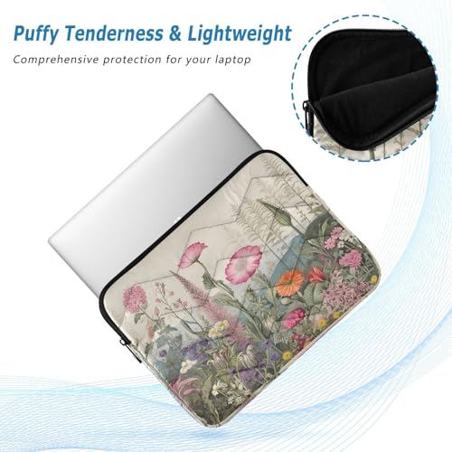 Funda para Laptop con Diseño Floral Vintage 13-14 pulgadas miniatura 5