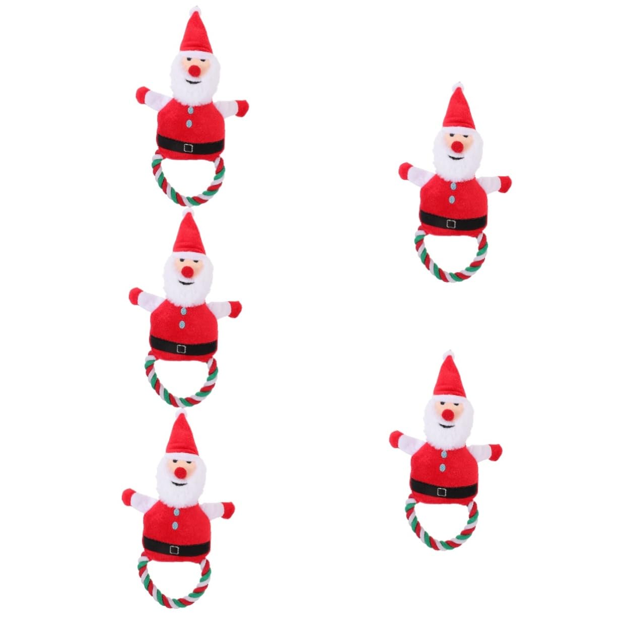 Supvox 5stücke Pet Molar Toy Weihnachtsmann Plüschspielzeug Quietschendes Kauspielzeug Für Hunde Und Interaktives Und Strapazierfähiges Kau Und Spielzeug Für Entspannte Spielzeiten