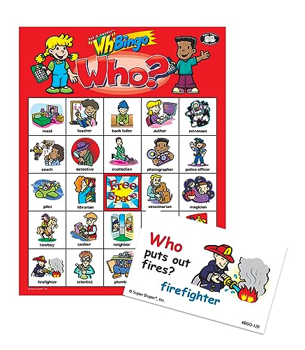 Ask & Answer Wh Bingo Board Game miniatura 2