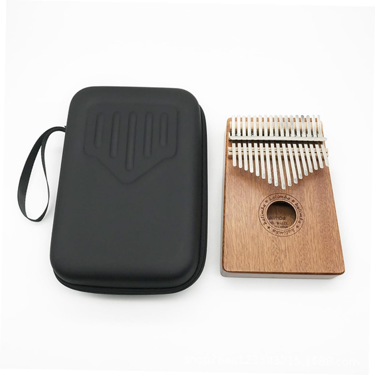 Generic 2 Stück Gigbag Finger Klaviertasche Kalimba Zubehör Kalimba Halter Kalimba Schutz Daumen Klavierhülle Tragbare Kalimba Hülle Daumen Klaviertasche Eva Kalimba Hülle Kalimba Tasche