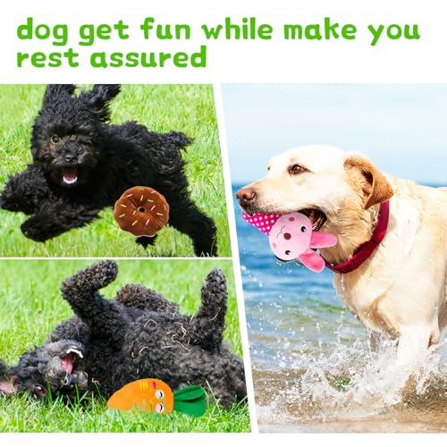 Plush Dog Squeaky Toys for Dogs, Bulk Cute Interactive Puppy Dog Chew Toys Set with Squeakers, Stuffed Dog Teething Toys for Small Medium Breed Dogs (12 Pack Squeaky Dog Toys) Plush Dog Squeaky Toys for Dogs, Bulk Cute Interactive Puppy Dog Chew Toys Set with Squeakers, Stuffed Dog Teething Toys for Small Medium Breed Dogs (12 Pack Squeaky Dog Toys)