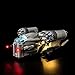 Produktbild LODIY Beleuchtung Licht Set für Lego 75292 Star Wars Mandalorianer Kopfgeldjäger Razor Crest , LED Beleuchtung für Lego 75292 (Nicht Enthalten Lego Modell) (Ohne Fernbedienung)