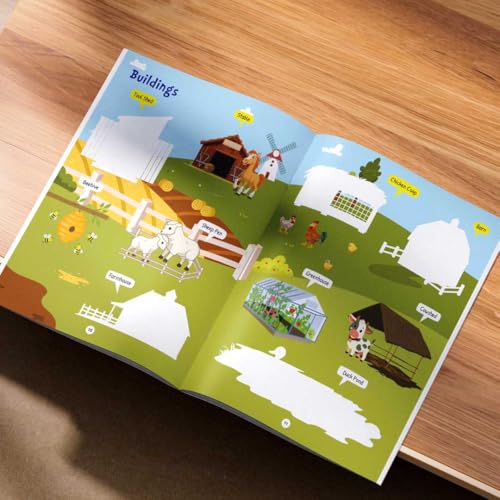 Image of My First Sticker Book - Farm - Activity Book for Kids - Stickers for Children - Age 3+ Years