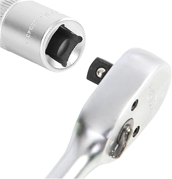 OEMTOOLS 22343 7/16 SAE Deep Socket, 3/8 Drive Sockets, Individual Sockets, Thin Wall Design for Tight Spaces, Easy Identification, Hex Automotive Tool