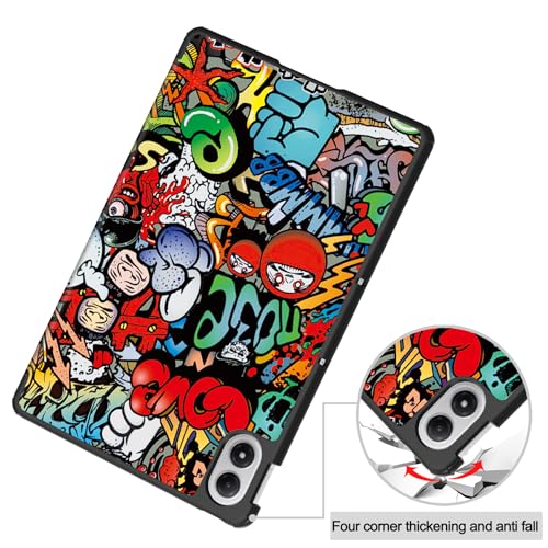 Image of ProElite Case Cover for Xiaomi Redmi Pad 2 Pro 12.1 inch Case, Slim Trifold Flip case Cover for Xiaomi Redmi Pad 2 Pro 12.1 inch Tablet [Auto Sleep Wake Feature], Hippy