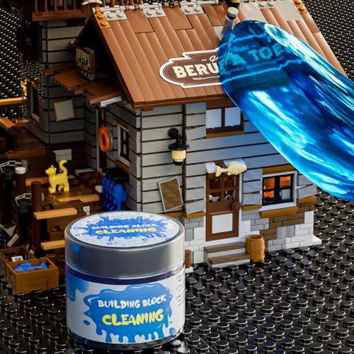 Specially Designed for Adults, The Lego Brick Cleaning Gel can Effectively Clean The Surface of The Building Blocks Without damaging The Surface and Stickers.