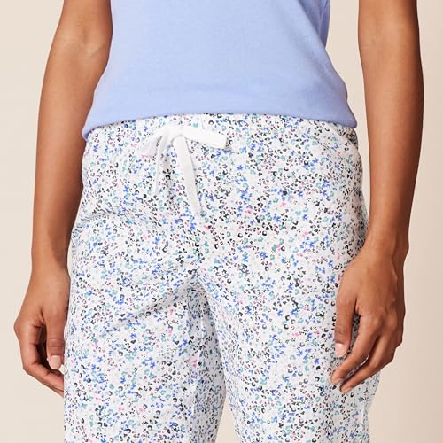 Image of Amazon Essentials Women's Cotton Pajama Pants, Breathable Poplin Sleep Pant with Drawstring Elastic Waist