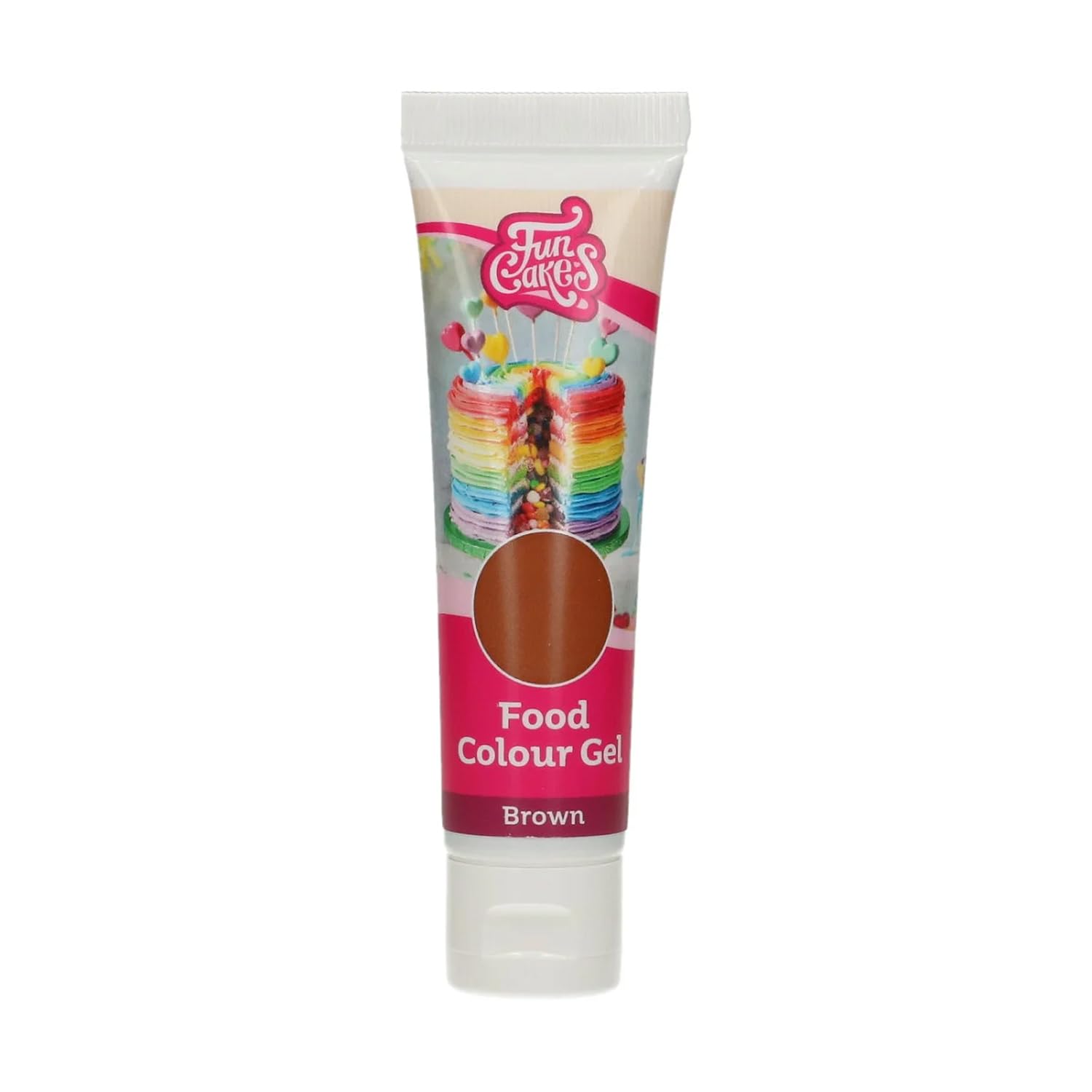 Funcakes Brown Food Colour Gels 30G
